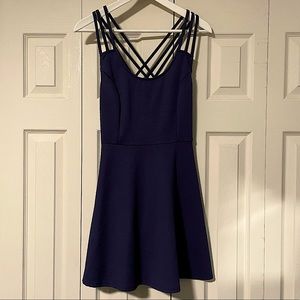 Charlotte Russe navy blue dress